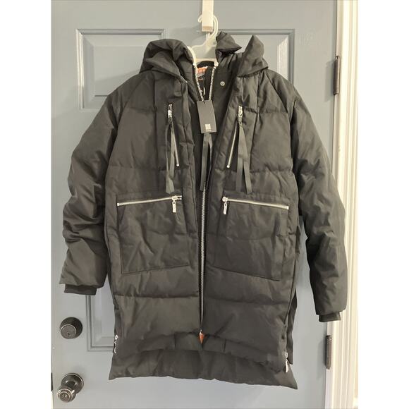 Orolay Womens 092 Universe Classics Thickened Down Puffer Parka Black Small - Picture 1 of 9